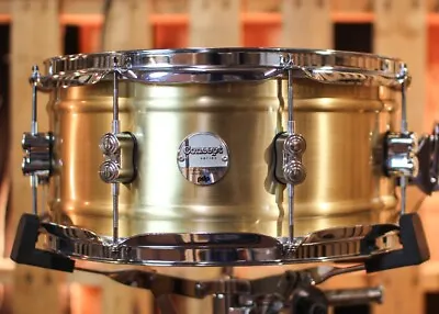 PDP 6.5x14 Concept Dual-beaded Brushed Brass Snare Drum - PDSN6514NBBC • $419.99