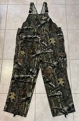 Mossy Oak Break Up Infinity Camo Bib Overalls Green 2XL (44-46) #3 • $34.99