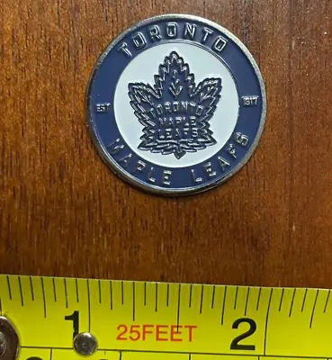 Toronto Maple Leafs Coin Pin Golf Ball Marker NHL 1 1/8 Inch • $4.50