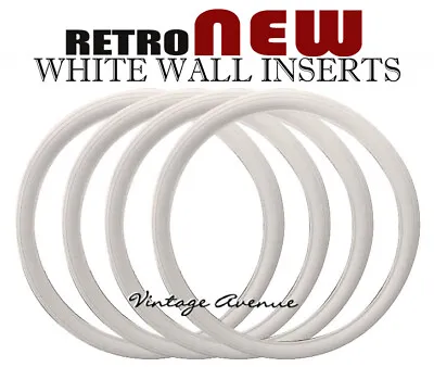 Vintage Collector Car Automobile Wheel White Wall Tire 17  [id-w] • $59.90