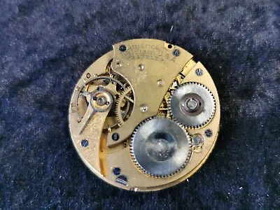 £39.99 • Buy 1909 Waltham, Grade Traveller Pocket Watch Movement, Needs Service
