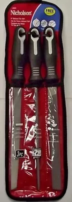 $16 • Buy Nicholson 22018HN 8  Deluxe File Set 3-Piece With Handles