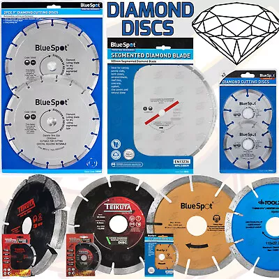 Diamond Cutting Discs Mortar Raking Diamond Discs 115mm 125mm 230mm 300mm 9  12  • £99.95