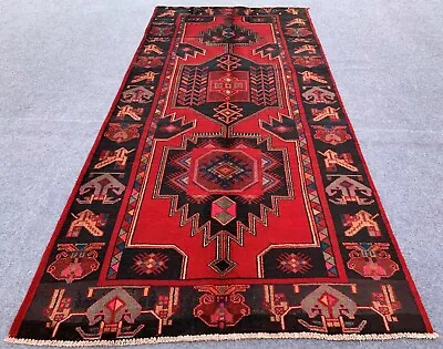 Authentic Hand Knotted Vintage Baghtiyaar Wool Area Runner 8 X 4 Ft (299 HM) • $199.99