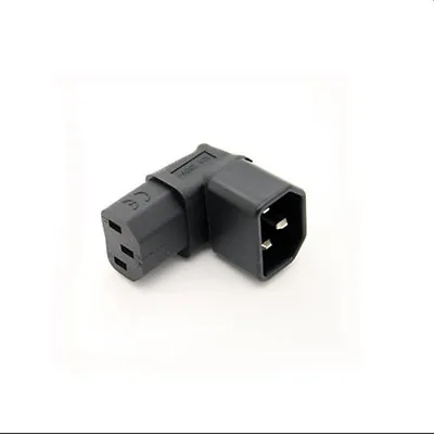 IEC C14 TO C13 POWER ADAPTER PDU PLUG/SOCKET UP 90 DEGREE Wall-mounted LCD TV • $5.99