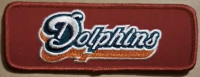 Miami Dolphins Embroidered Iron On Patch • $25