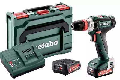 Metabo PowerMaxx BS 12 Q 12v 2x2.0Ah Li-ion Quick System Drill/Driver Case • £139.95