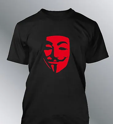 T-Shirt Anonymous S M L XL XXL Man Geek Hacker Pirate Computing • £19.26