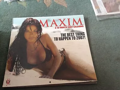 Maxim 2007 16-Month Swimsuit Magazine Calendar-USED • $8.99