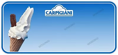 Ice Cream Van Sticker Carpigiani Logo Ideal  Front Machine 410mm X 190 Uno Decal • £19.95