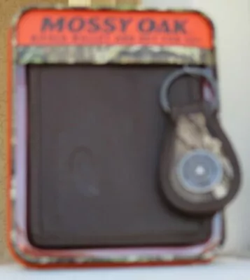 Mossy Oak Embossed Bi-Fold Wallet & Engraved Key Chain - Price Reduced • $10.99