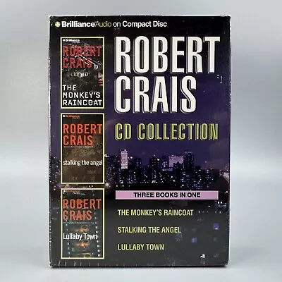 Robert Crais CD Collection: Monkey's Raincoat Stalking The Angel & Lullaby Town • $19.99