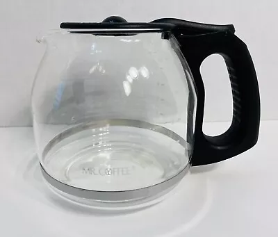 Mr. Coffee 12 Cup Replacement Glass Carafe Black Coffee Pot Excellent Condition • $12.95