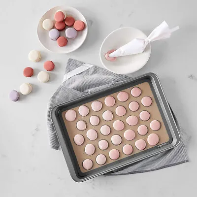 1x Baking Mat Oven Sheet Macaron Cake Cookie Baking Mould Mat Reusable • $8.52