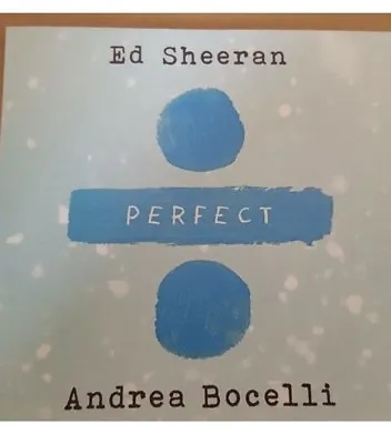 Ed Sheeran & Andrea Bocelli “perfect” Warners Brazilian Cd Promo • £7.99