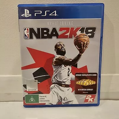 NBA 2K18 PS4 Game PAL PlayStation 4 NBA 2018 Free Shipping  • $9.88