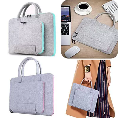 Felt Laptop Sleeve Computer Case Skin 17.3 Inch Cover Notebook Carrying Bags UK • £9.61