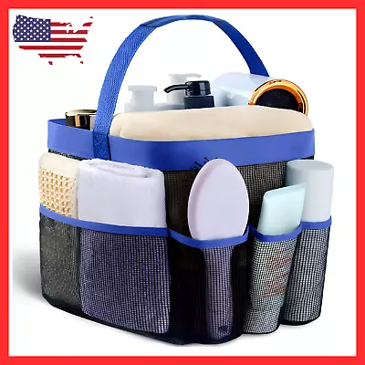 Large Mesh Shower Caddy : 8 Pocket  College Dorm Shower Caddy - Shower Tote Bag • $16.89