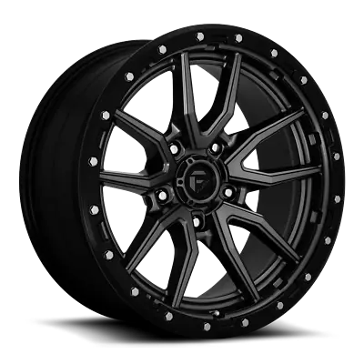 1 New  Matte Grey Fuel Wheels  Rebel 5 D680 20x10 5-127  (113671) • $457