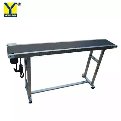 PVC Belt Electric Conveyor Machine Conveying Bottles Conveyor Stainless Steel • $799