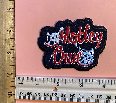 MOTLEY CRUE   LICENCED PATCH EMBROIDERED  IRON ON   T Shirt. • $4.85