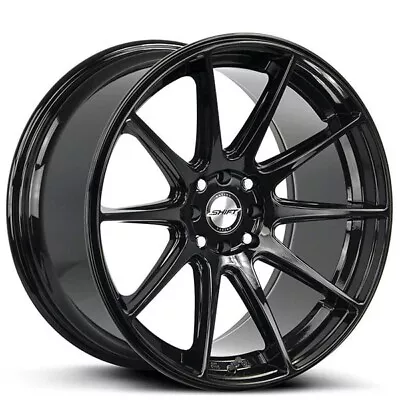 $809 • Buy 18  Shift Wheels Gear Gloss Black Rims 