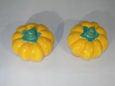 Set Of Pumpkin Shaped Salt & Pepper Shakers • $12.99