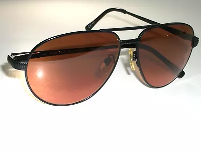 Serengeti Drivers 5497c Rose Crystal Tone Uv Shiny Black Aviator Sunglasses Mint • $224.99