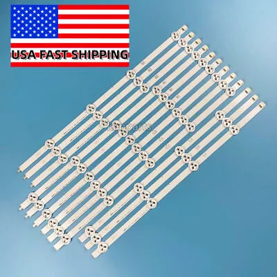 LED Strips For LG 47  ROW2.1 REV 0.7 AGF78400801 47LN5400 47LA6208 47LN610V • $25.40