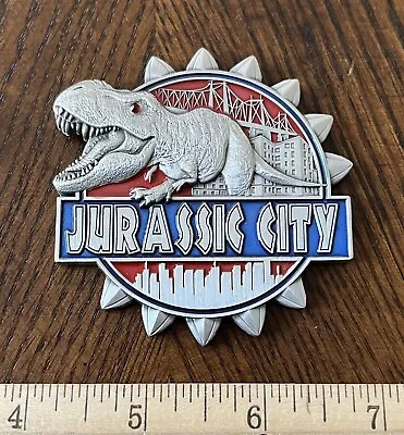 New York Police Dept. Jurassic City Challenge Coin-Large • $12