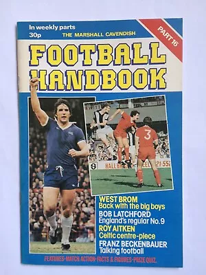 Marshall Cavendish Football Handbook Part 16 West Bromwich Albion Everton • £1.50