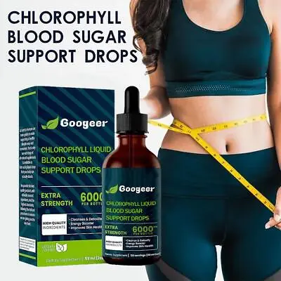 Best Naturals Liquid Chlorophyll Drops Blood Sugar Support Liquid - 59ml --- UK • £4.34
