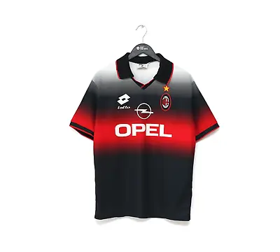1996/97 AC MILAN Vintage Lotto Football Training Shirt (L) • £69.99