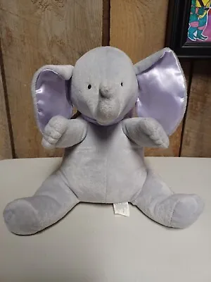 Vintage ‘96 North American Bear Satin Ears Musical Elephant Stuffed Animal Plush • $59.95