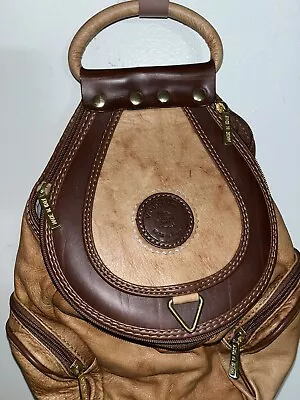 Vintage Valentino Dimax Brown Leather Bag • $35