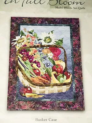 McKENNA RYAN In Full Bloom BLOCK EIGHT Quilt Pattern Basket Case 19 X25 1/2  • $10