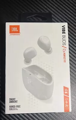 JBL Vibe Beam True Wireless In-Ear Headphones - White (JBLVBEAMWHTAM) • $34.95