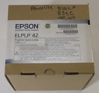 NEW Epson ELPLP42 Projector Lamp OEM • $30