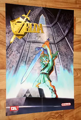 1998 The Legend Of Zelda Ocarina Of Time Star Wars Rogue Squadron Vintage Poster • $125.96