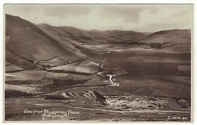 Real Photo Postcard View From Plynlymmon Pass Aberystwyth Plynlimon (Plynlimon) • £2.75