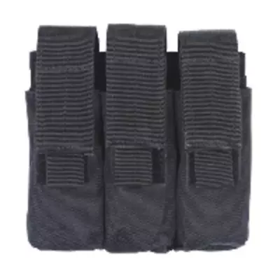 Voodoo Tactical 20-797601000 Black Pistol Triple Magazine Pouch Adjustable • $18.06