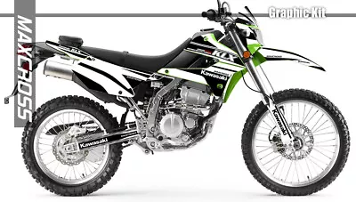 $144.46 • Buy Kawasaki Klx250s D-tracker Klx300 Klx300sm 2008-2022 Maxcross Graphics Kit At1