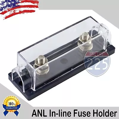 ANL PLATINUM Inline Fuse Holder Universal Ring Terminal Connection Marine Grade • $9.99