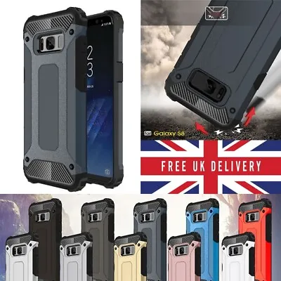 Armor Case For Samsung S22 S21 S20 FE S10 S9 S8 S7 Edge Plus A12 Note 8 9 Cover • £3.99