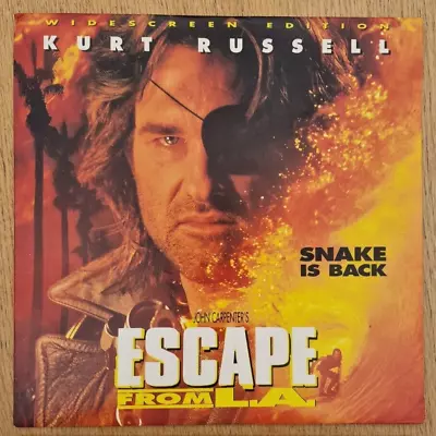 John Carpenter's Escape From L.A. LASERDISC (1996) NTSC THX Widescreen • $18.64