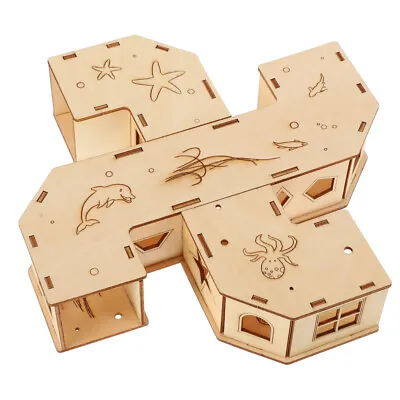  Pet Play Toy Hamster Tunnel Toys Rat Hide Maze Ferrets Accessories • £11.38