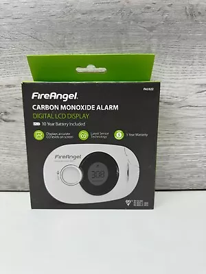 FireAngel Carbon Monoxide Alarm-FA3322-Digital LCD Display-10yr Battery-CO Level • £20.44