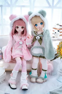 BJD 1/4 Doll Clothing Only Fluffy Dress Set MSD MDD CD Clothes • $47.99