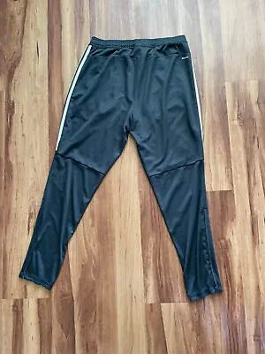 Pre-Owned Adidas Trio Track Sweat Pants Dark Grey Men's Large • $10