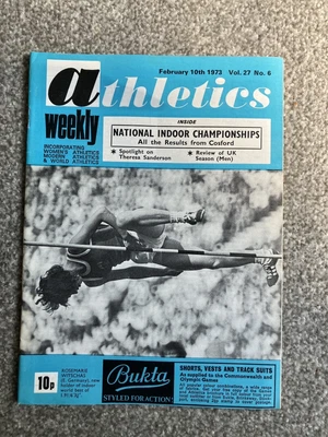 £6.99 • Buy ATHLETICS WEEKLY - 10 February 1973 -  Barbara Inkpen; Joyce Smith